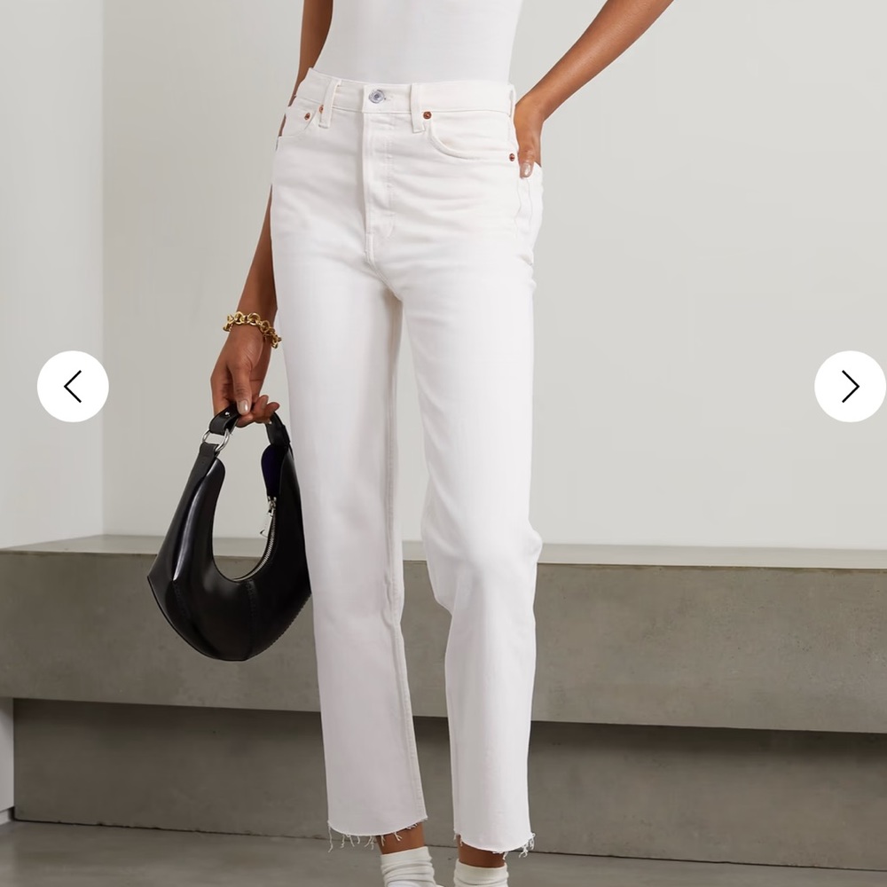 Re/Done 90s High Rise Stove Pipe straight-leg jeans
